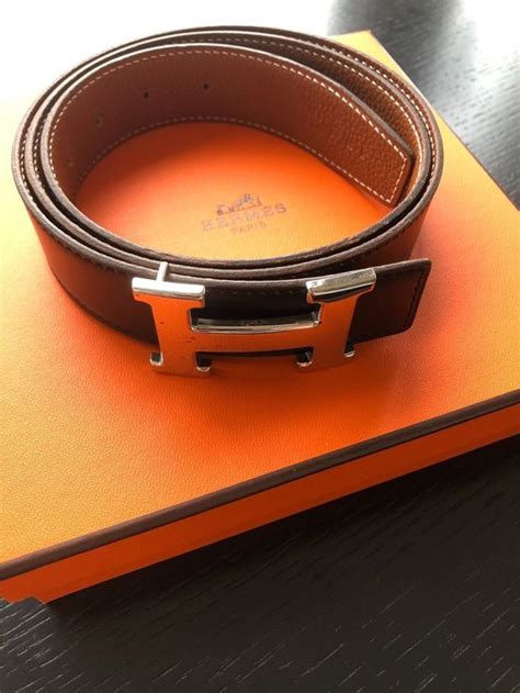 hermes gürtel schwarz braun|HERMÈS Gürtel M in Braun, Schwarz .